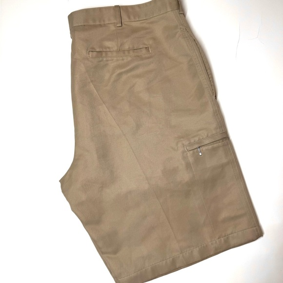 Greg Norman Men's Flat Front khaki Shorts Size- 40 - Picture 6 of 8